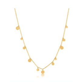 Ania Haie Geometry Mixed discs necklace